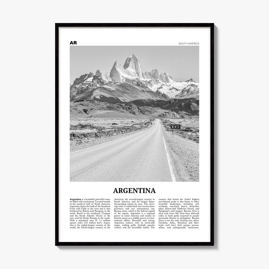 Argentina Newspaper No 1 Poster, framed poster mockup
