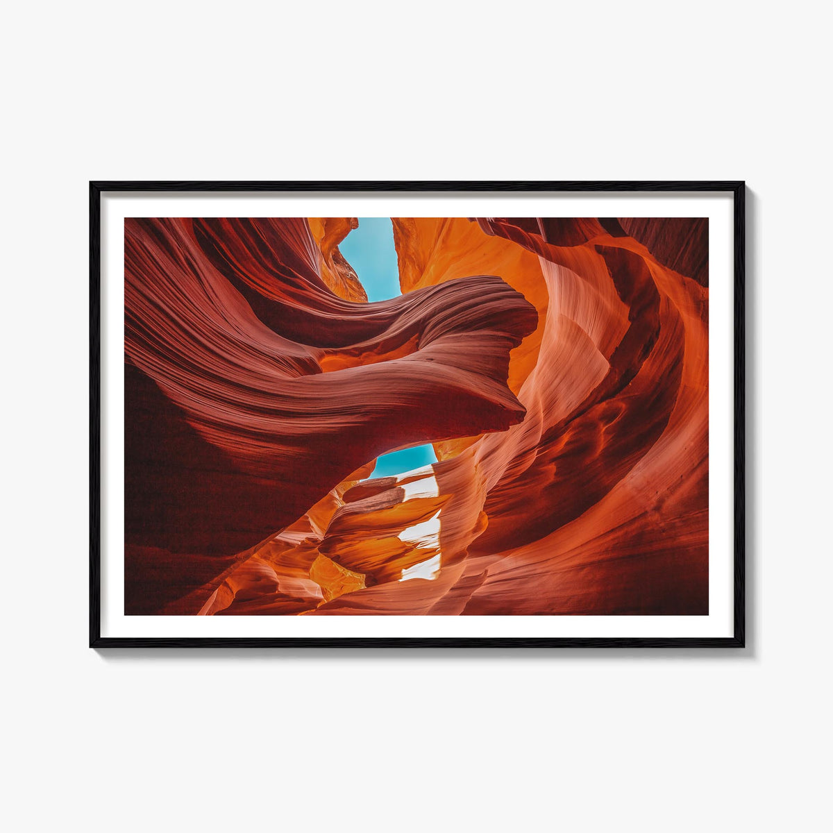 Arizona colorful photo poster of United States – horizontal wall art, unframed print shown in interior mockup