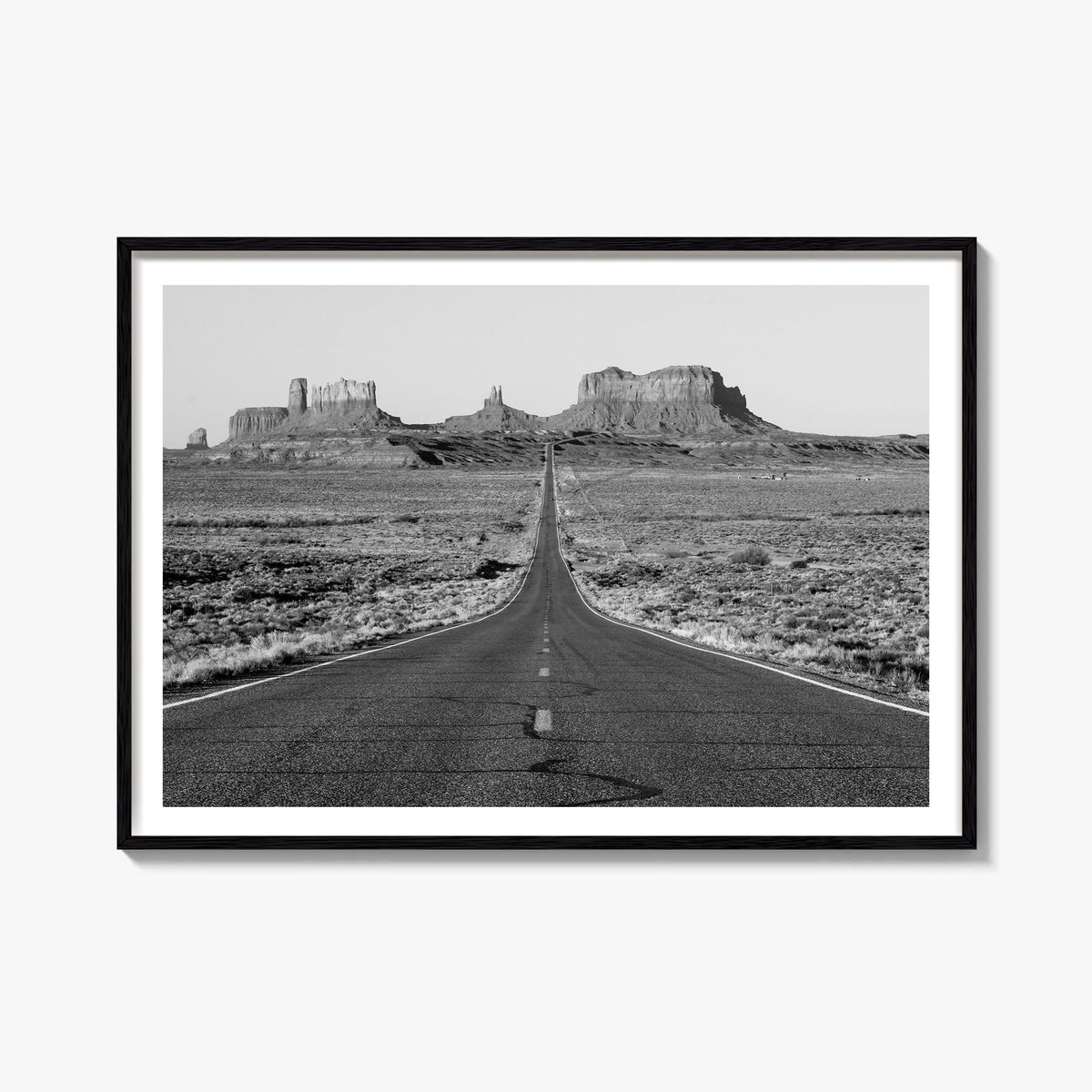 Arizona no. 1 black & white photo poster of United States – horizontal wall art, unframed print shown in interior mockup