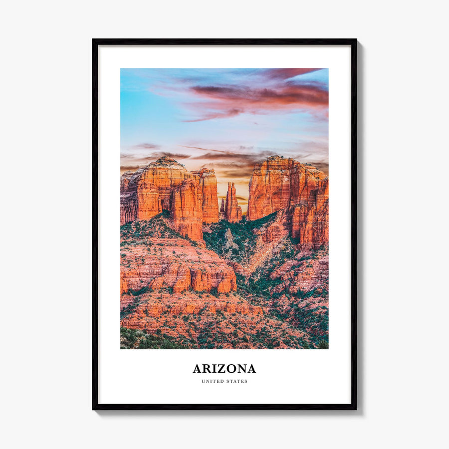 Arizona Classic No 2 Poster, framed poster mockup