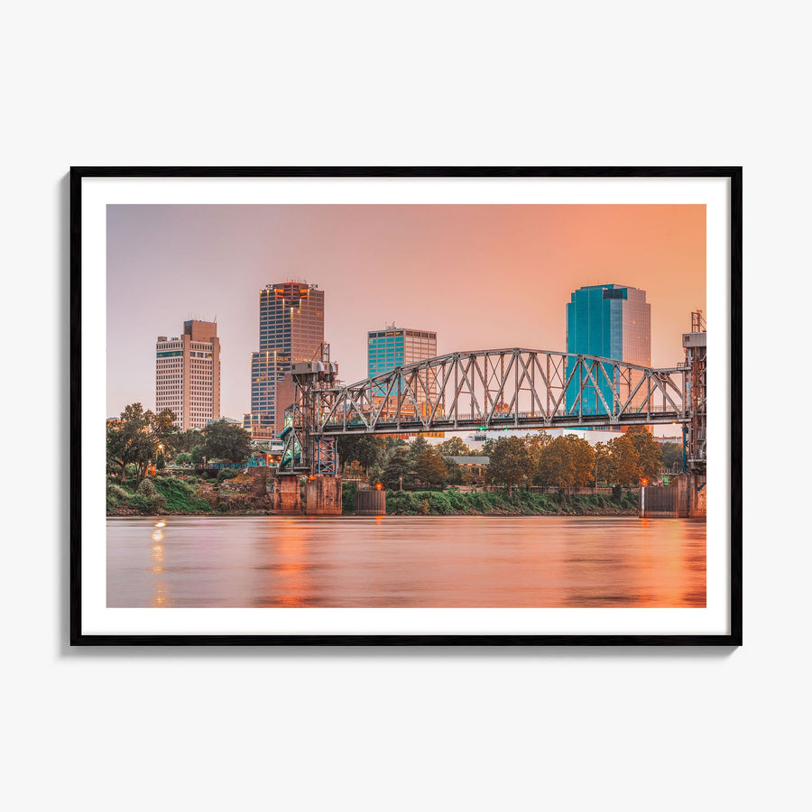 Arkansas Photo Poster, framed poster mockup, white border