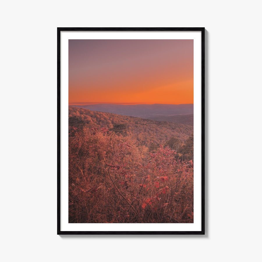Arkansas no. 3 colorful photo poster of United States – vertical wall art, unframed print shown in interior mockup
