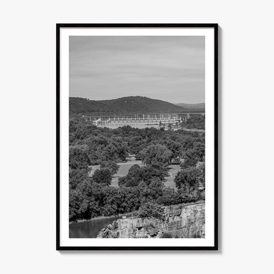 Arkansas Photo No 1 Poster, framed poster mockup, white border