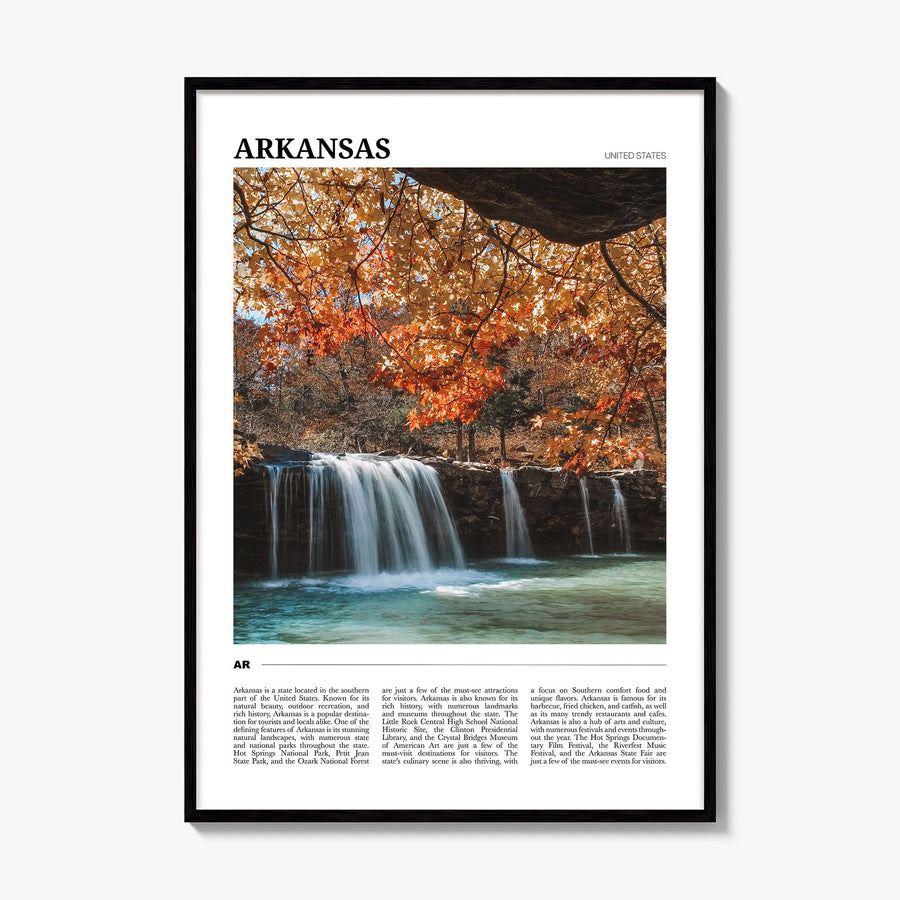 Arkansas Travel Poster, framed poster mockup