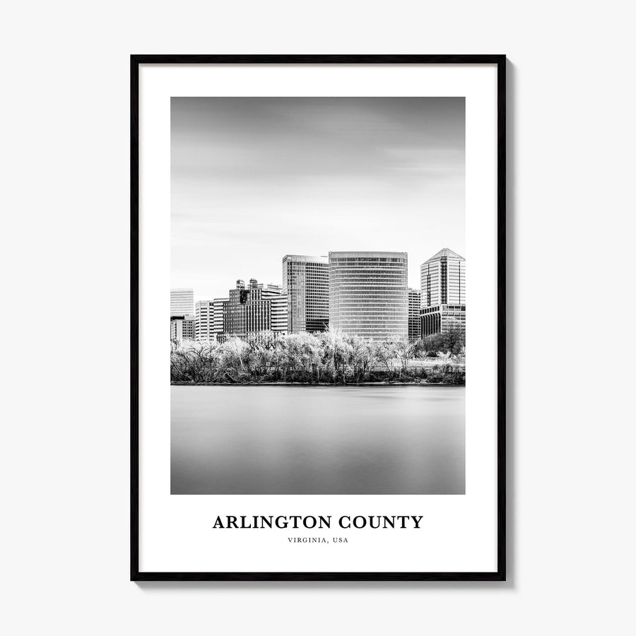 Arlington County, Virginia Classic No 2 Poster, framed poster mockup