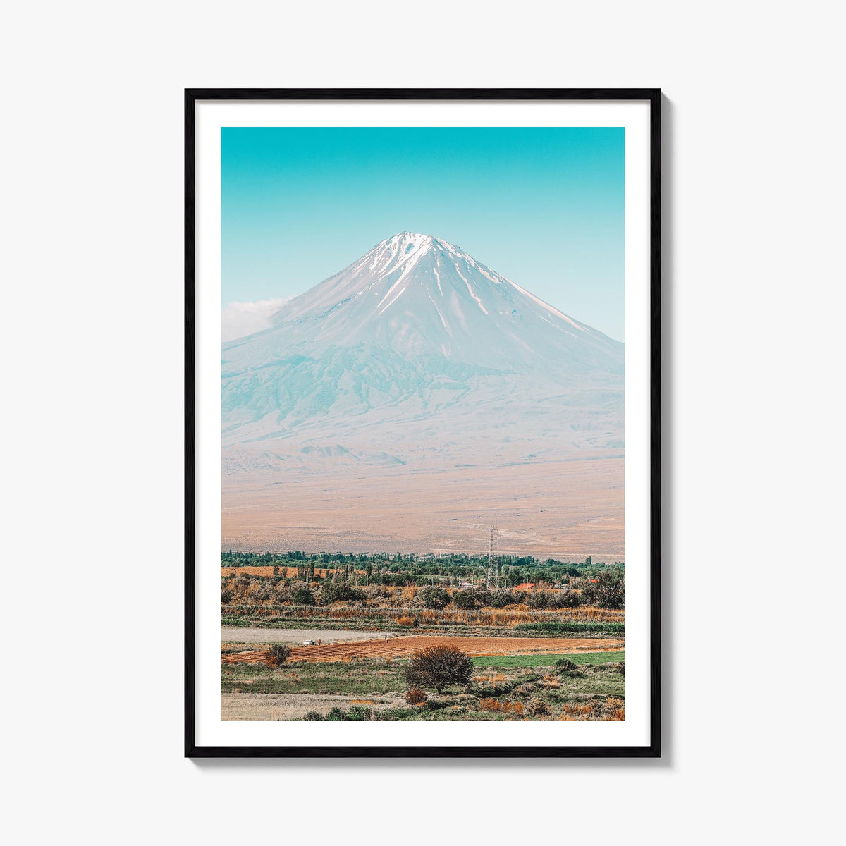 Armenia colorful photo poster of Asia – vertical wall art, unframed print shown in interior mockup