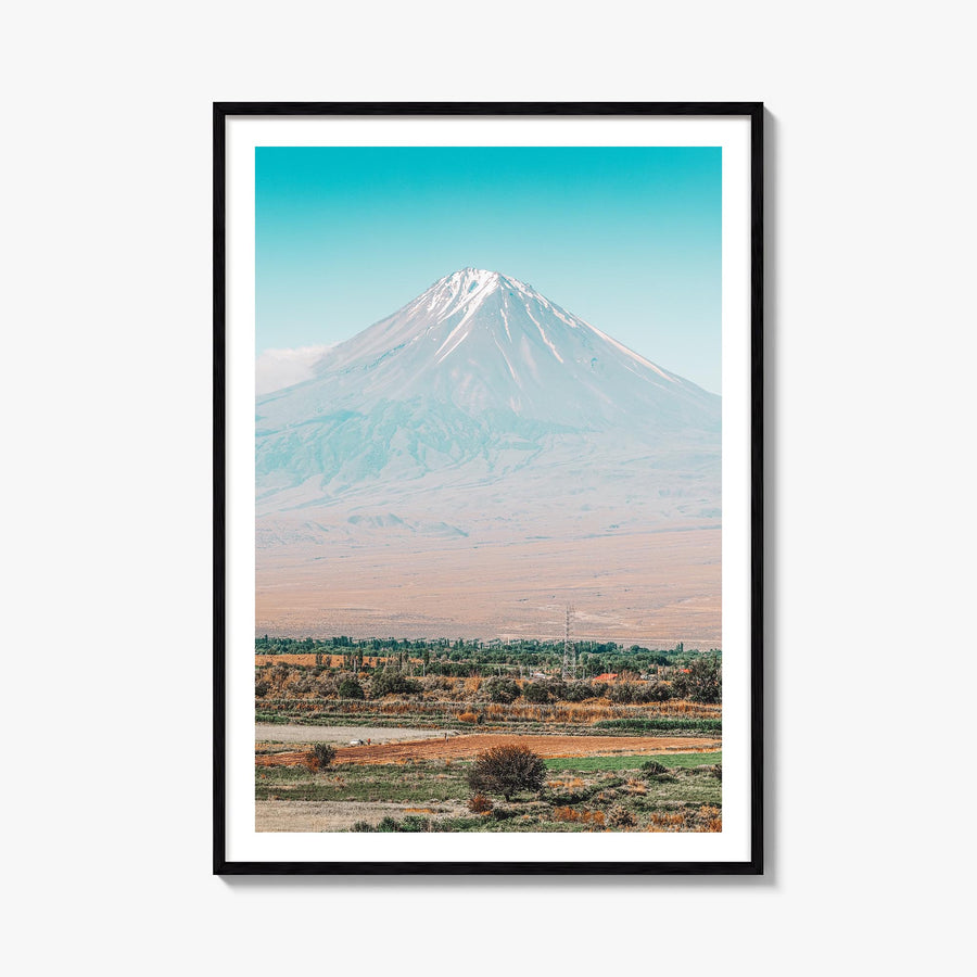 Armenia colorful photo poster of Asia – vertical wall art, unframed print shown in interior mockup