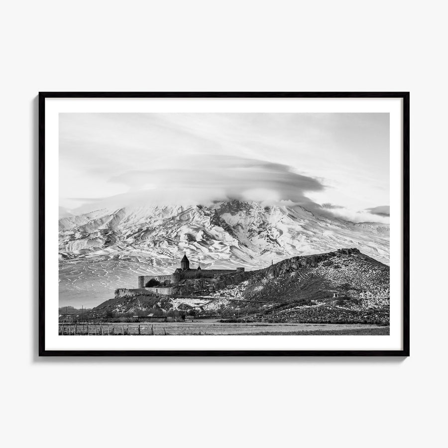 Armenia Photo Poster, framed poster mockup, white border