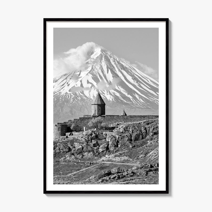 Armenia Photo Poster, framed poster mockup, white border