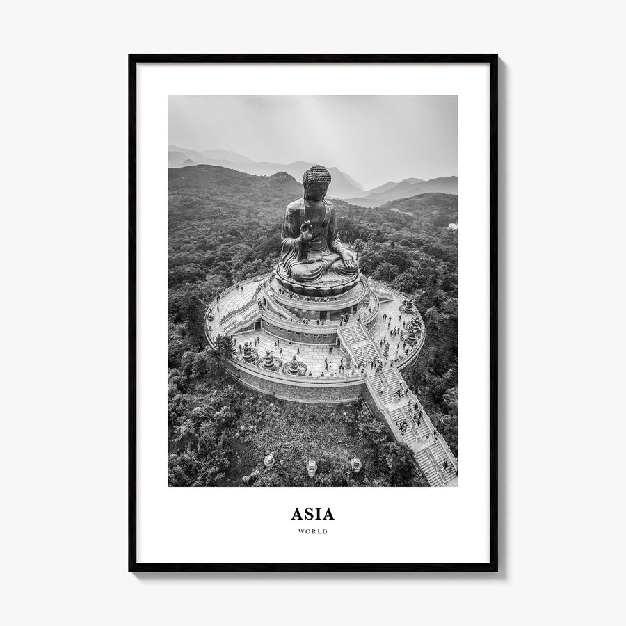 Asia Classic Poster, framed poster mockup