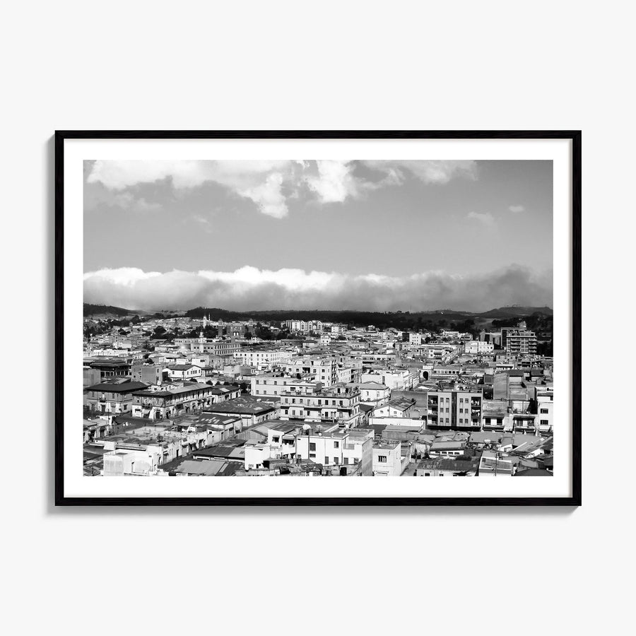 Asmara Photo Poster, framed poster mockup, white border