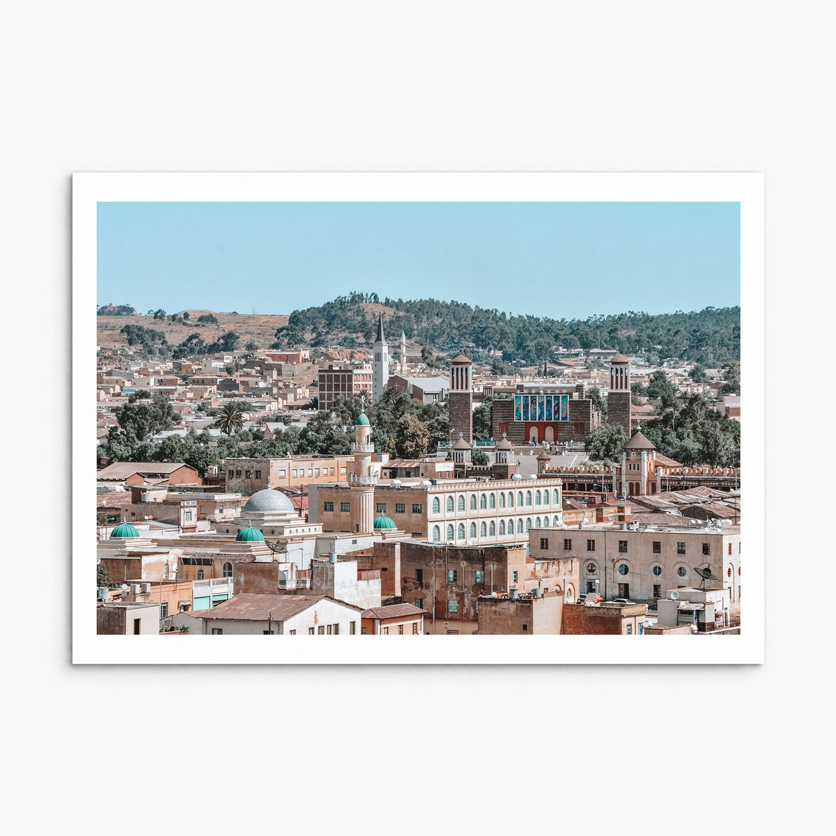 Asmara Photo Poster, print only (unframed), white border