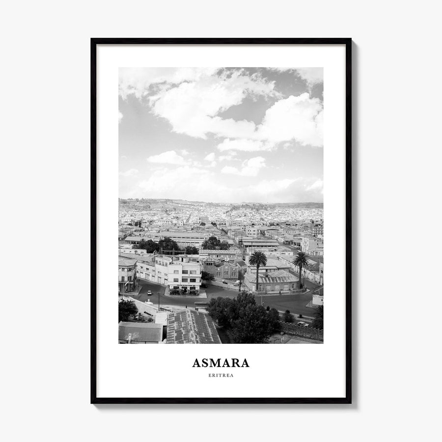 Asmara Classic Poster, framed poster mockup