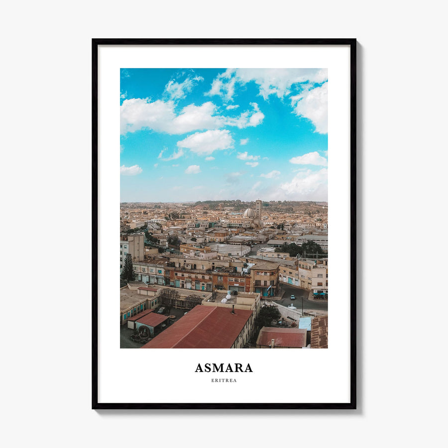 Asmara Classic No 1 Poster, framed poster mockup