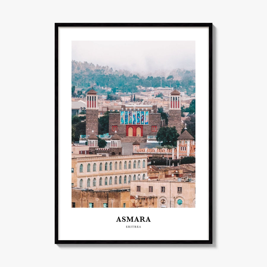 Asmara Classic No 2 Poster, framed poster mockup