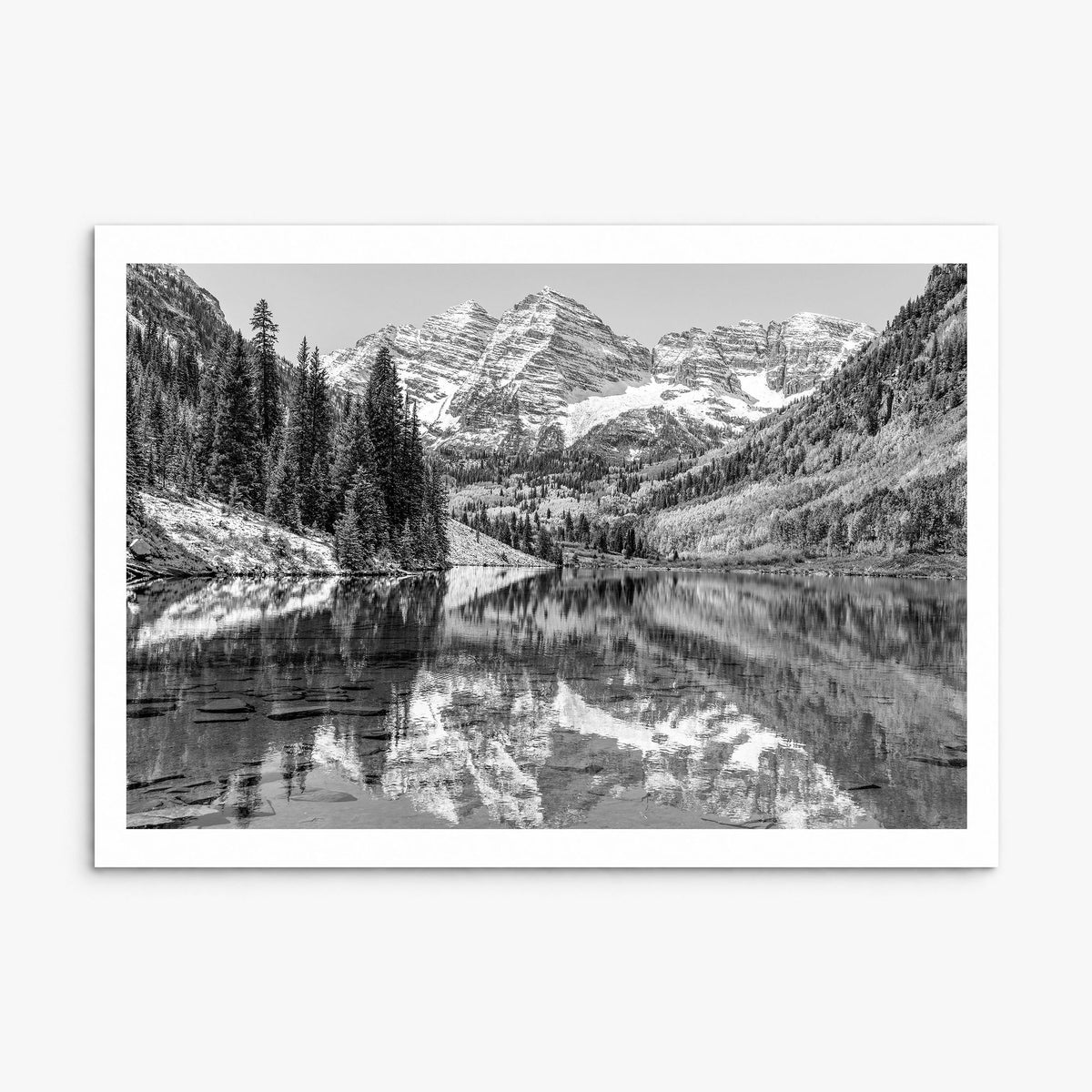 Aspen Photo Poster, print only (unframed), white border