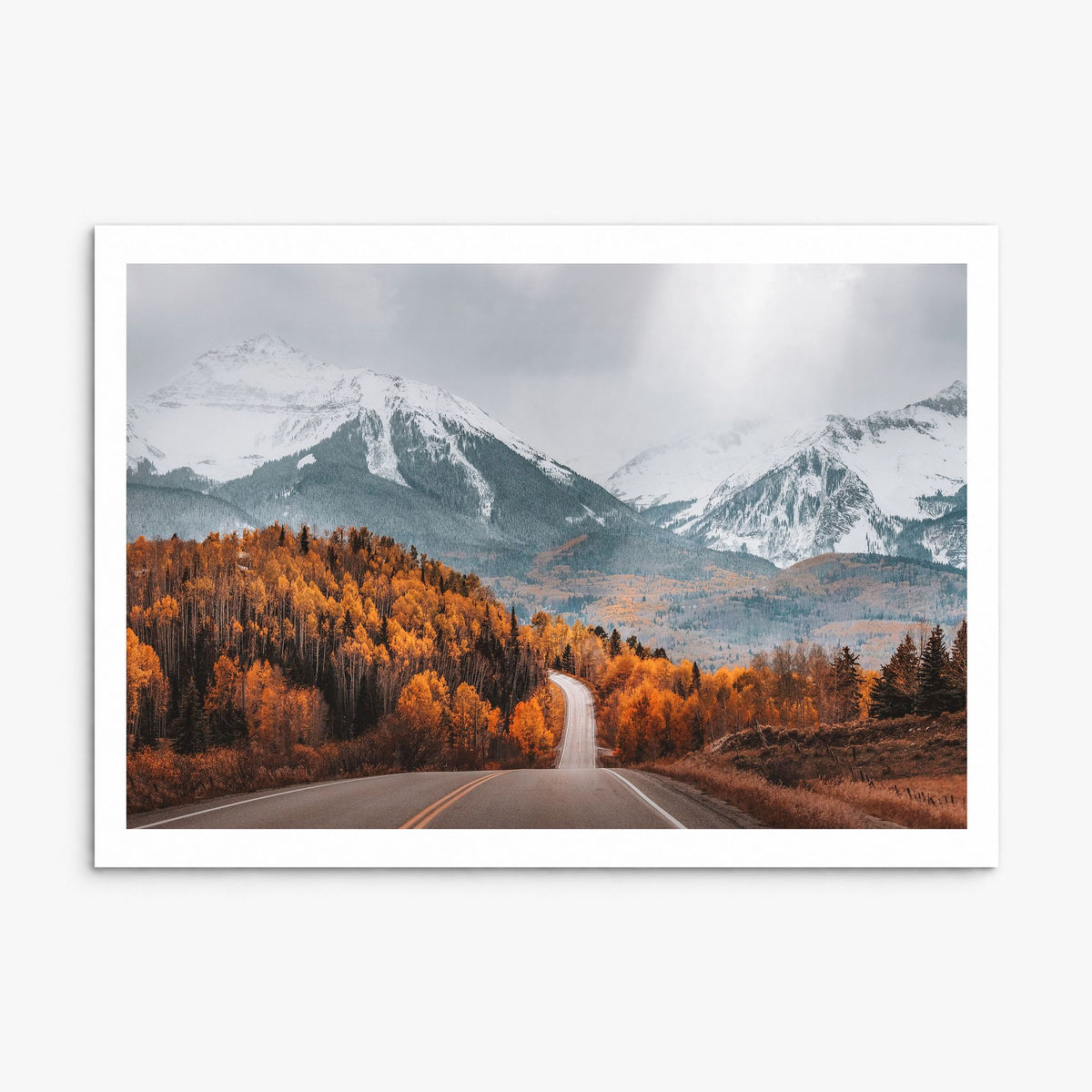 Aspen Photo Poster, print only (unframed), white border