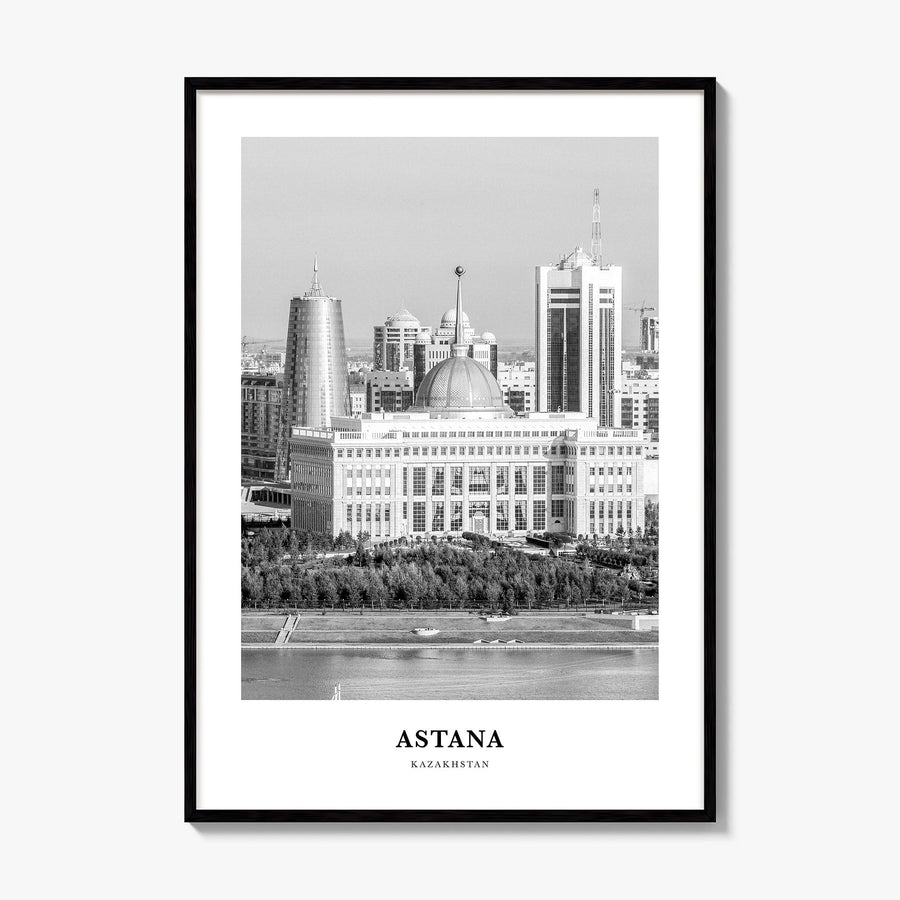 Astana Classic Poster, framed poster mockup