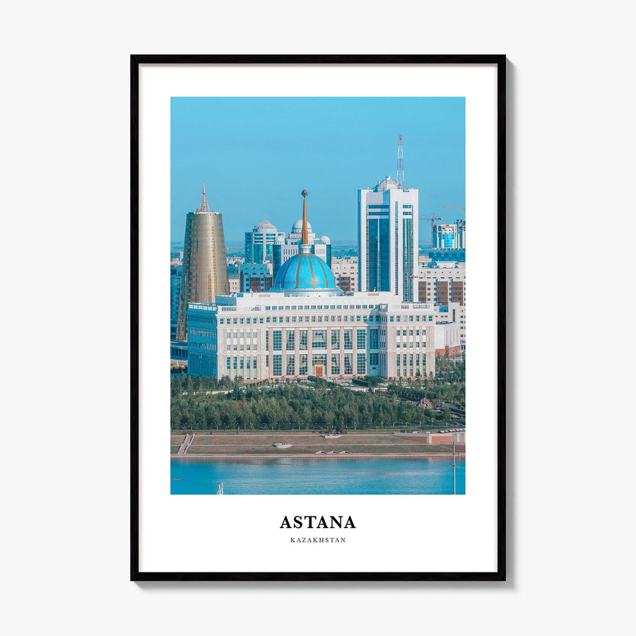 Astana Classic Poster, framed poster mockup