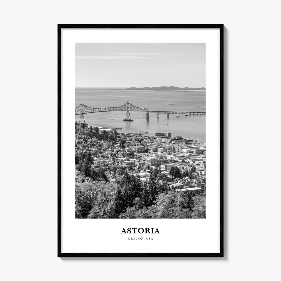 Astoria, Oregon Classic Poster, framed poster mockup