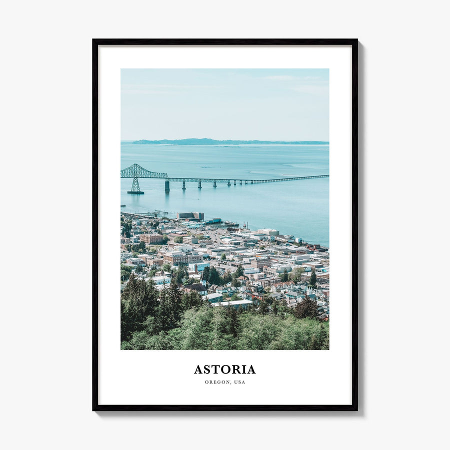 Astoria, Oregon Classic Poster, framed poster mockup