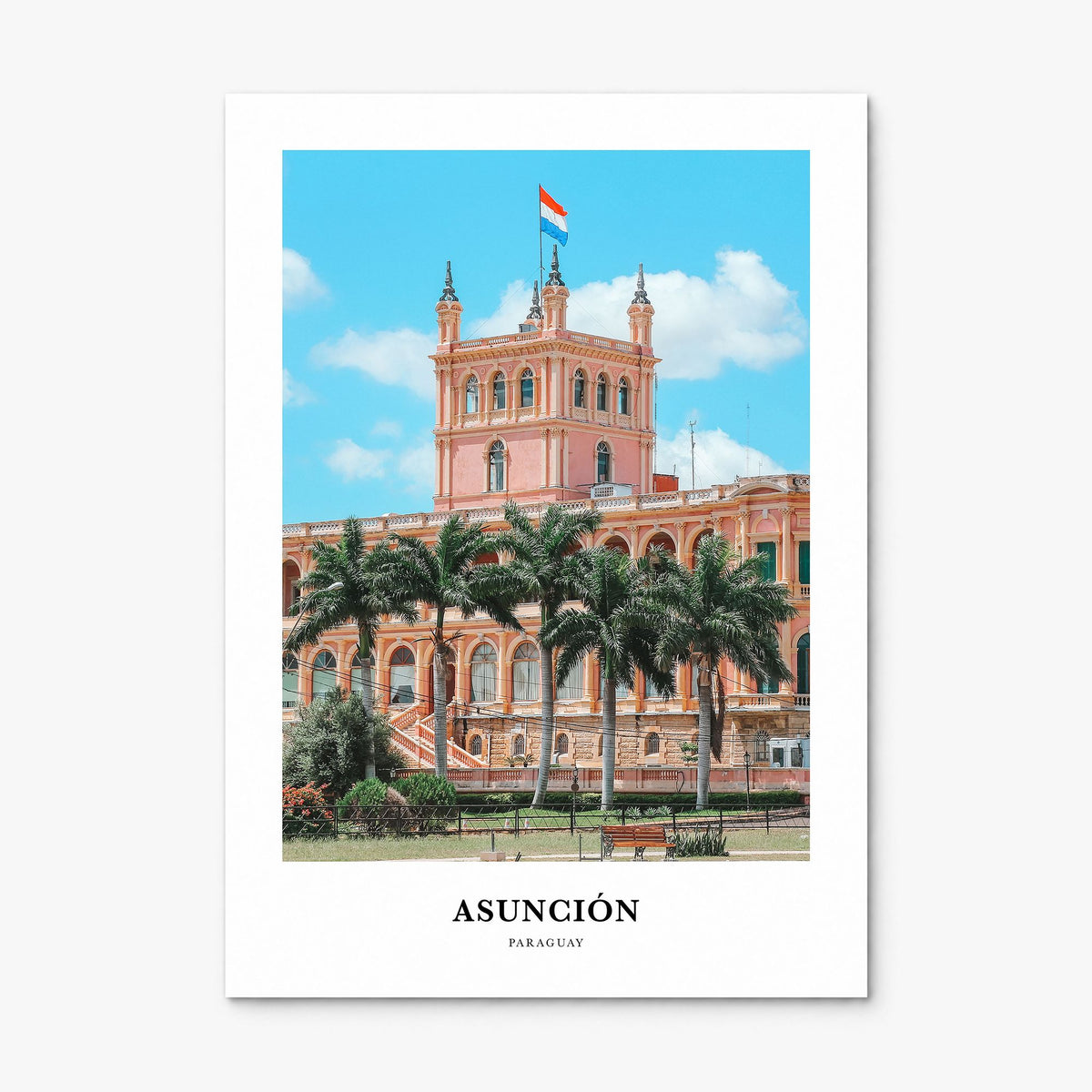 Asunción Classic Poster, print only (unframed)