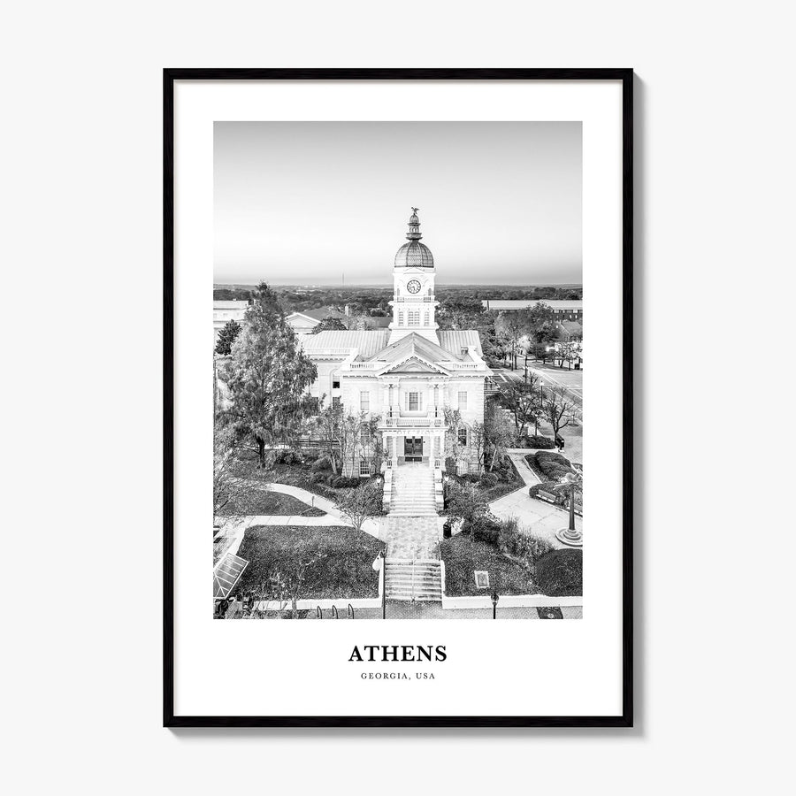 Athens, Georgia Classic Poster, framed poster mockup