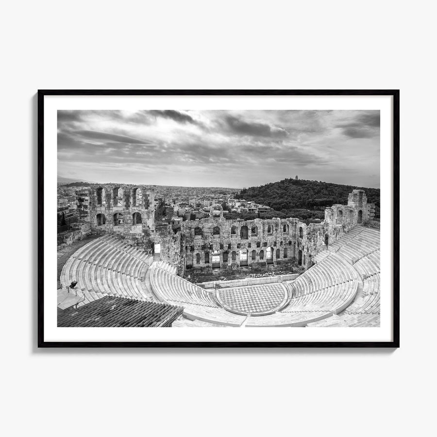 Athens, Greece Photo Poster, framed poster mockup, white border