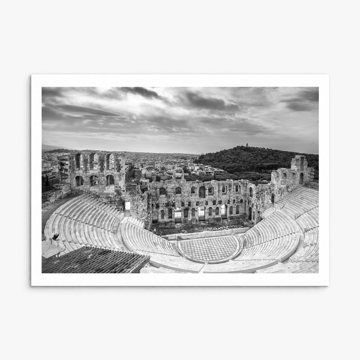 Athens, Greece Photo Poster, print only (unframed), white border