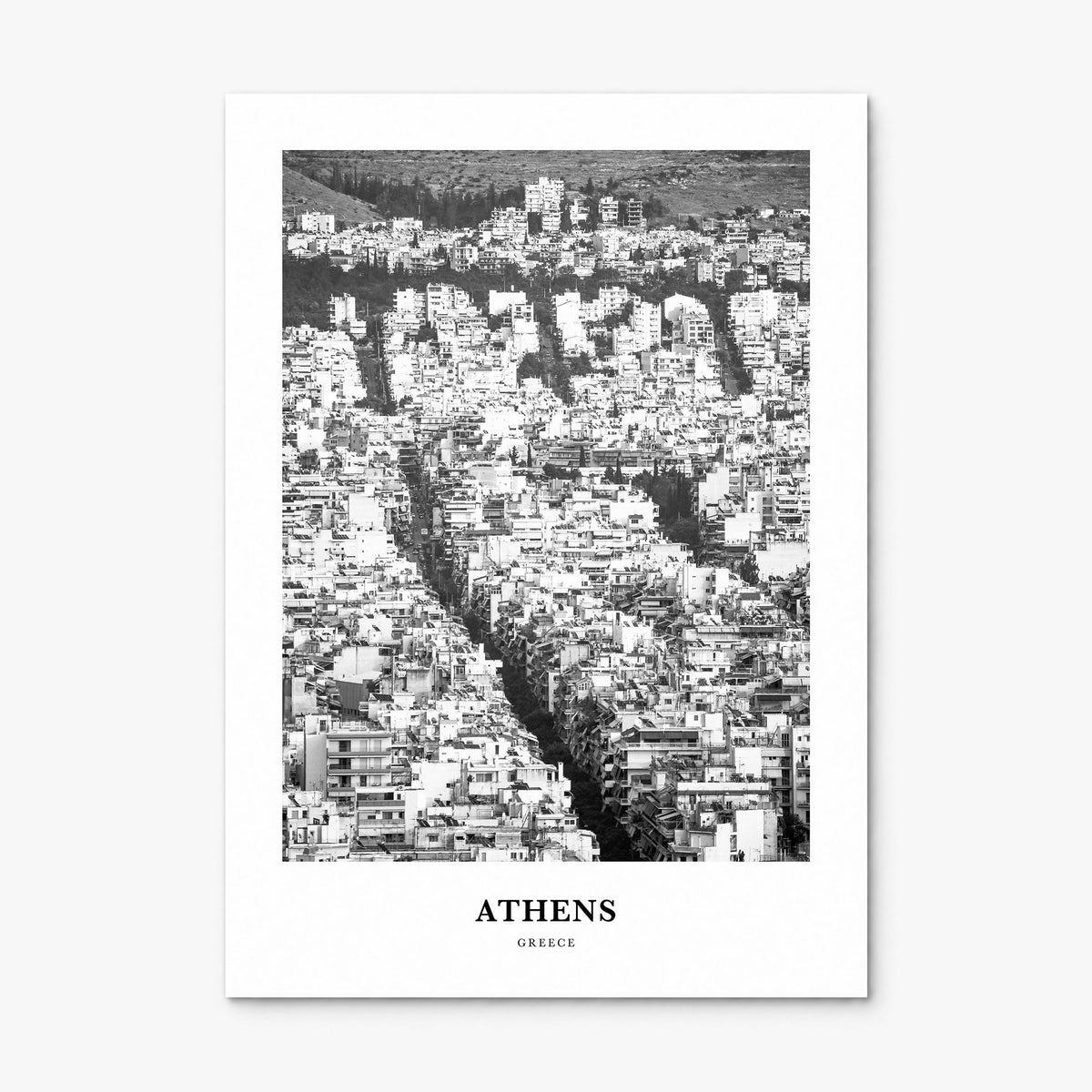 Athens, Greece Classic No 1 Poster, print only (unframed)