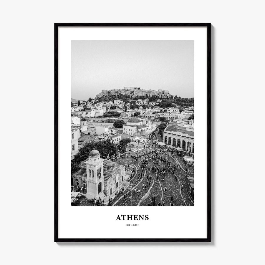 Athens, Greece Classic No 2 Poster, framed poster mockup