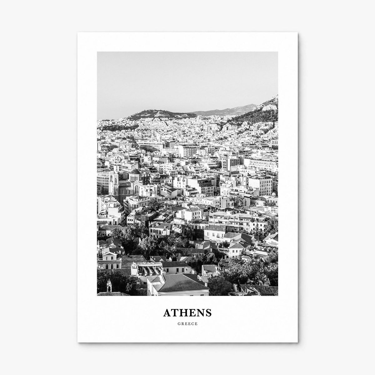 Athens, Greece Classic No 3 Poster, print only (unframed)
