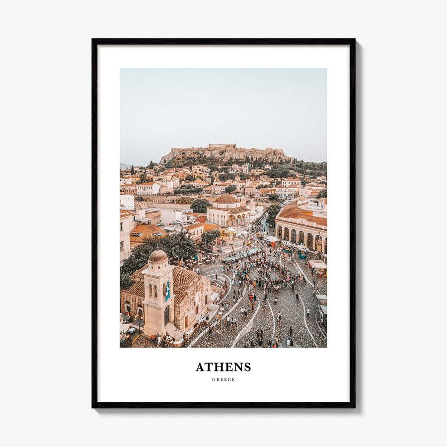 Athens, Greece Classic Poster, framed poster mockup