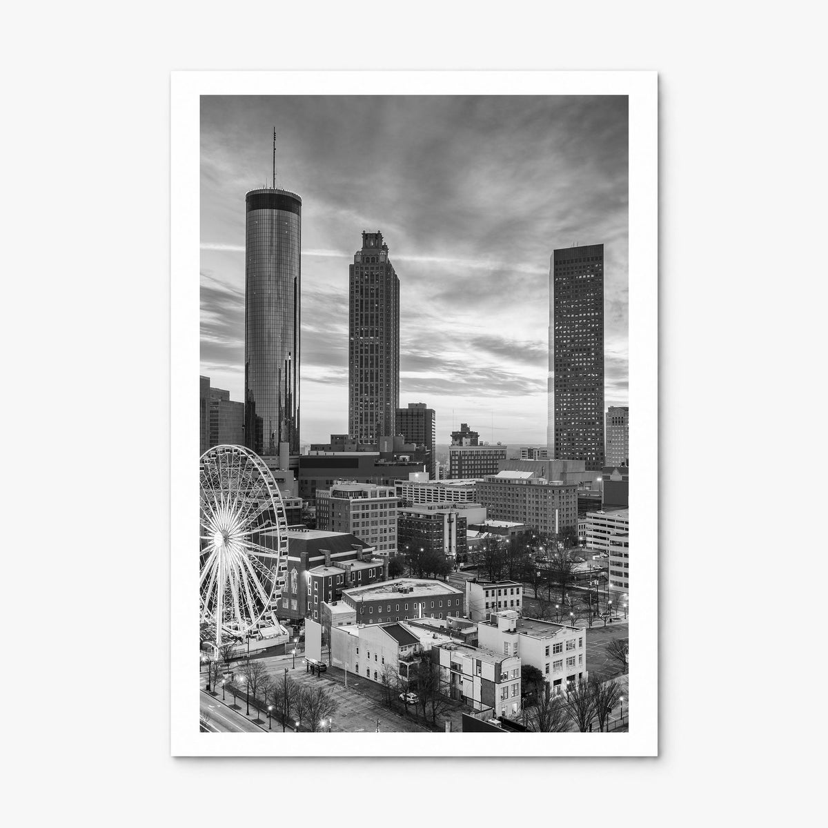 Atlanta Photo No 1 Poster, print only (unframed), white border