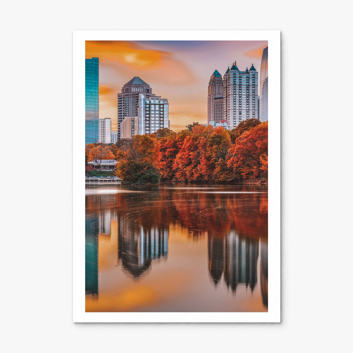 Atlanta Photo No 2 Poster, print only (unframed), white border