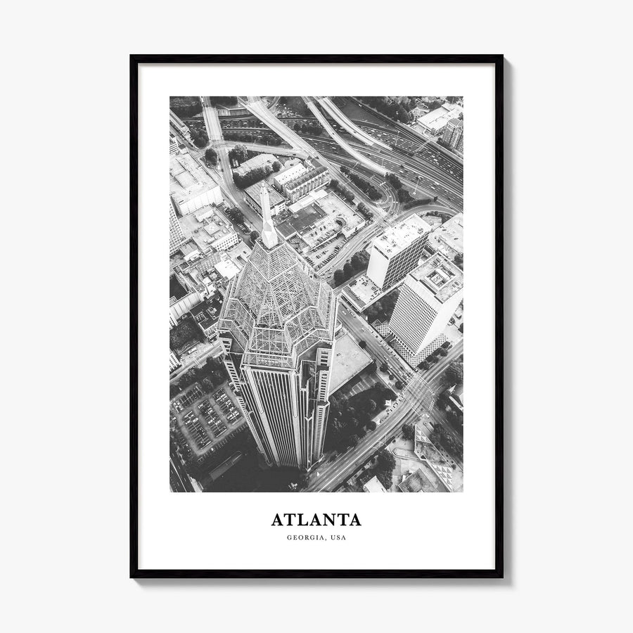 Atlanta Classic No 1 Poster, framed poster mockup
