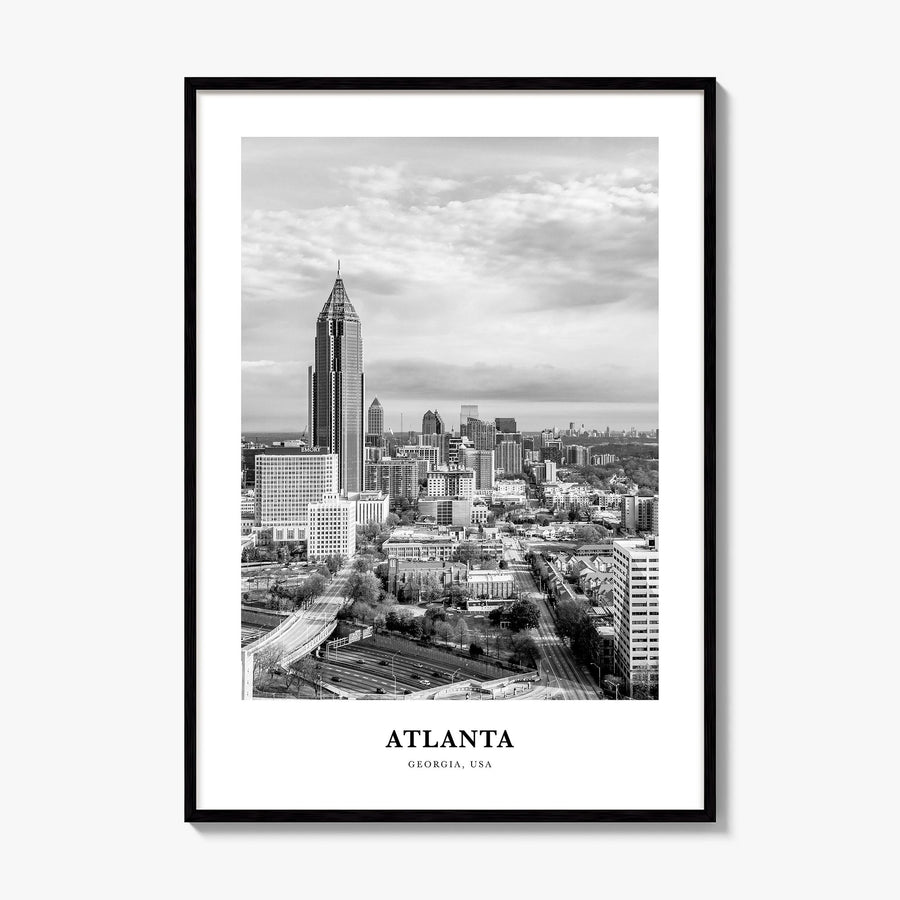 Atlanta Classic No 2 Poster, framed poster mockup
