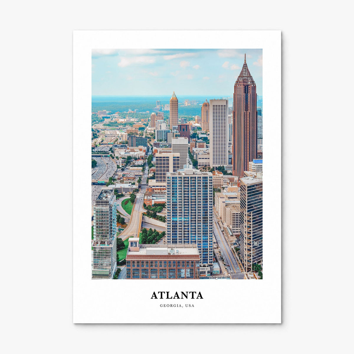 Atlanta Classic No 2 Poster, print only (unframed)