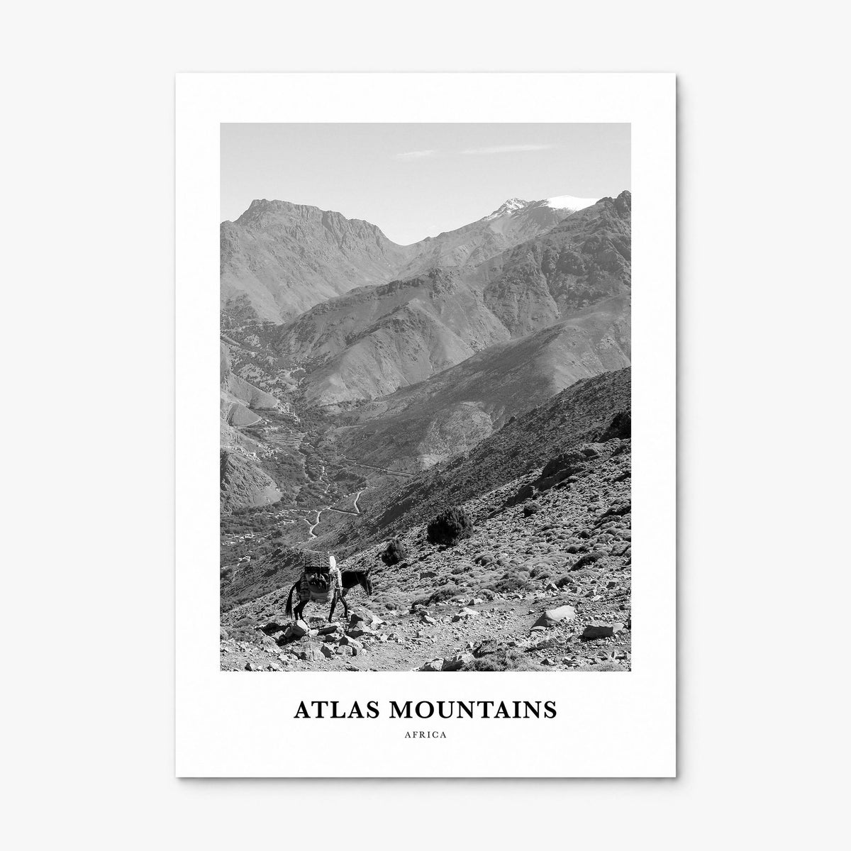 Atlas Mountains Classic Poster, print only (unframed)