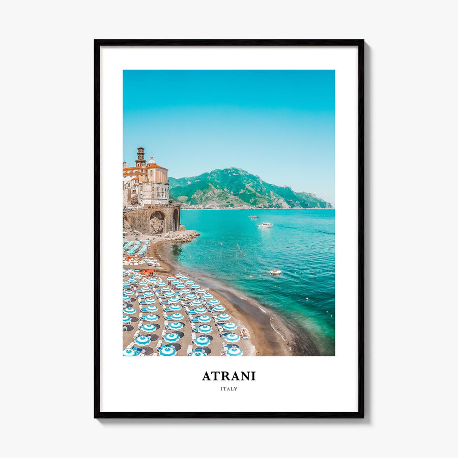 Atrani Classic Poster, framed poster mockup