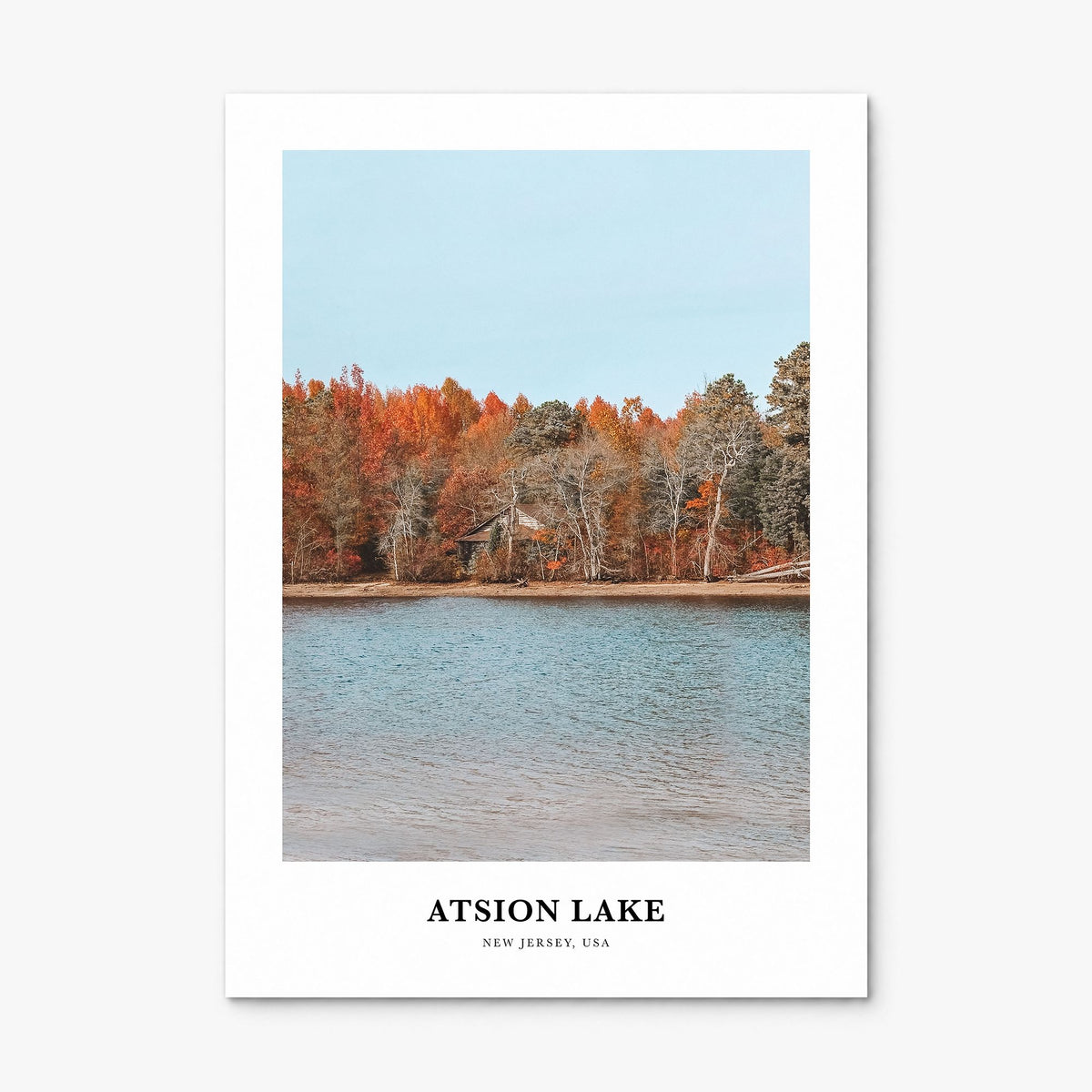 Atsion Lake Classic Poster, print only (unframed)