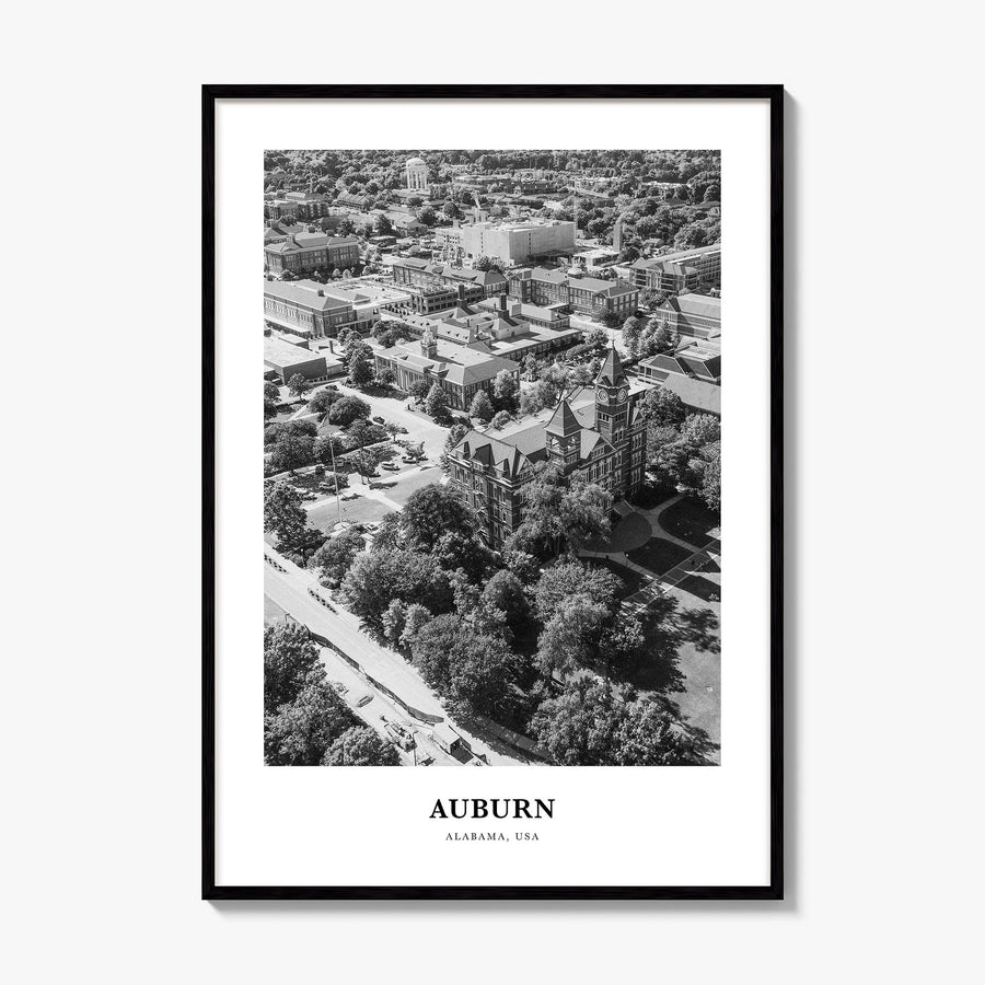 Auburn, Alabama Classic Poster, framed poster mockup