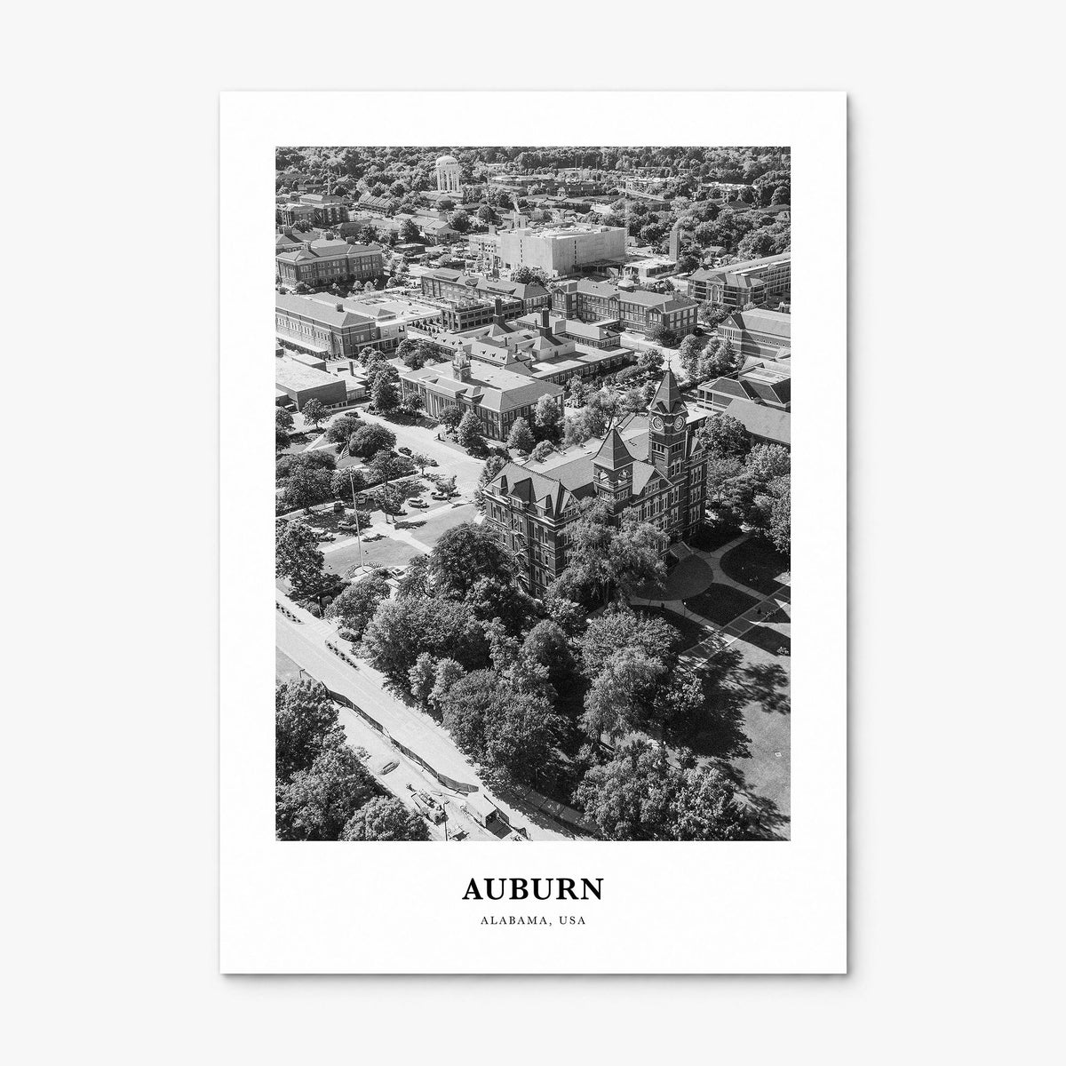 Auburn, Alabama Classic Poster, print only (unframed)