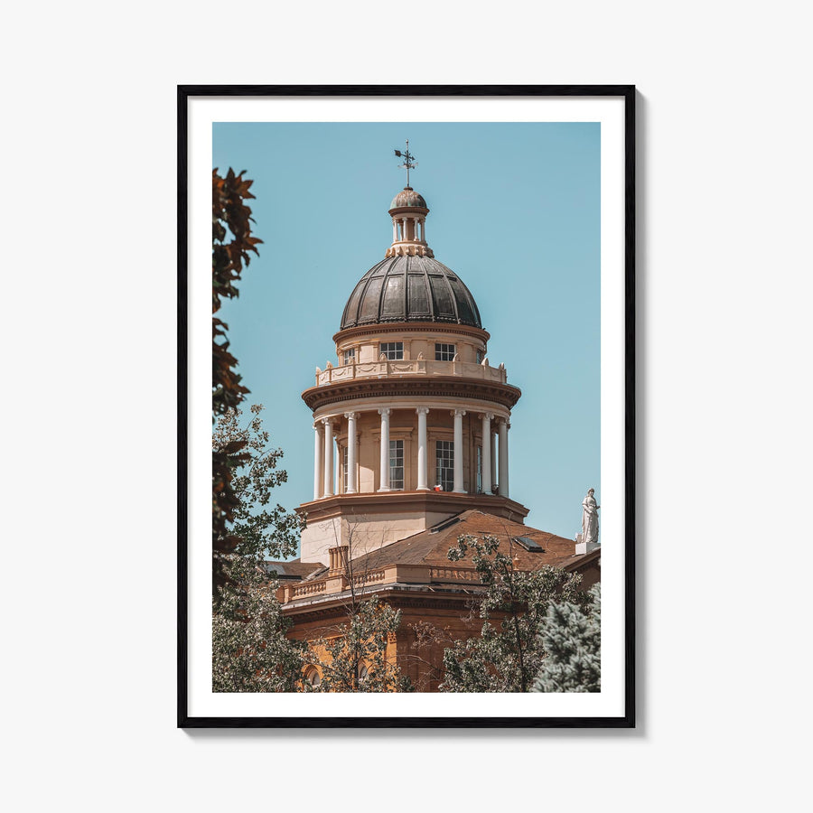 Auburn, California no. 2 colorful photo poster of California, USA – vertical wall art, unframed print shown in interior mocku