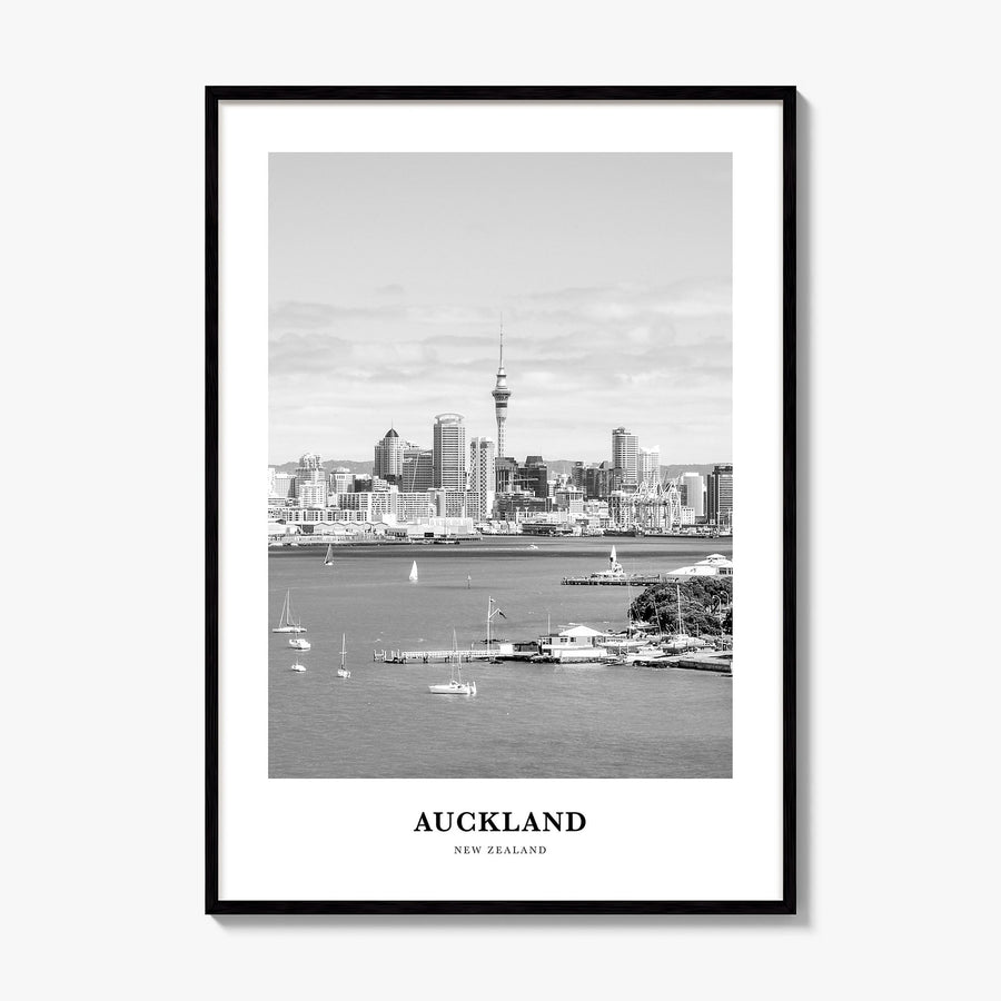 Auckland Classic No 2 Poster, framed poster mockup