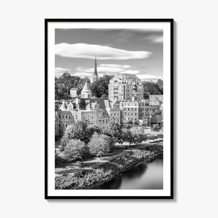 Augusta Photo Poster, framed poster mockup, white border