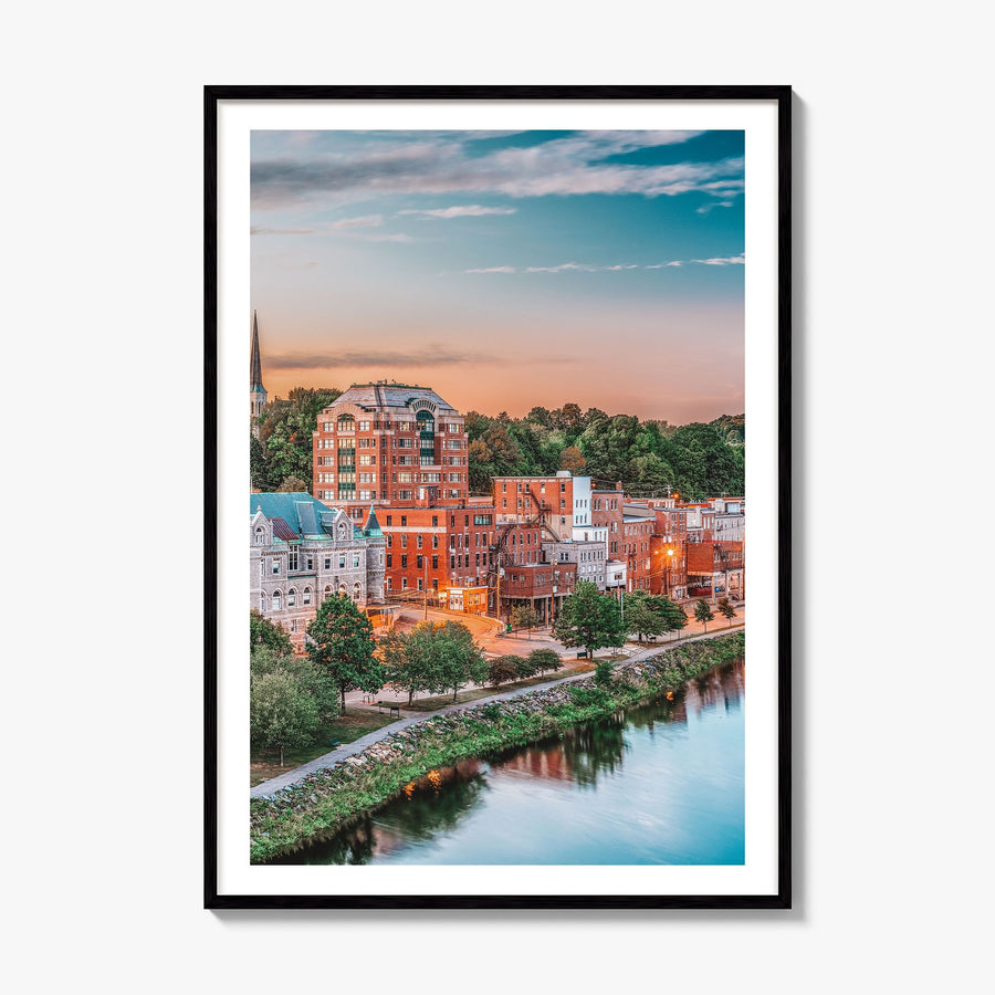Augusta Photo Poster, framed poster mockup, white border