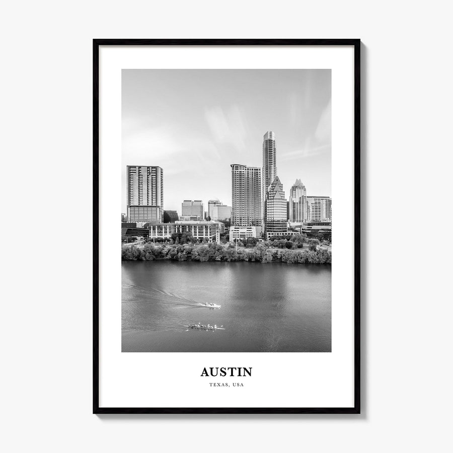 Austin Classic No 3 Poster, framed poster mockup