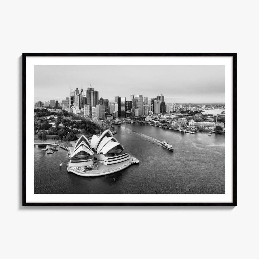 Australia Photo Poster, framed poster mockup, white border