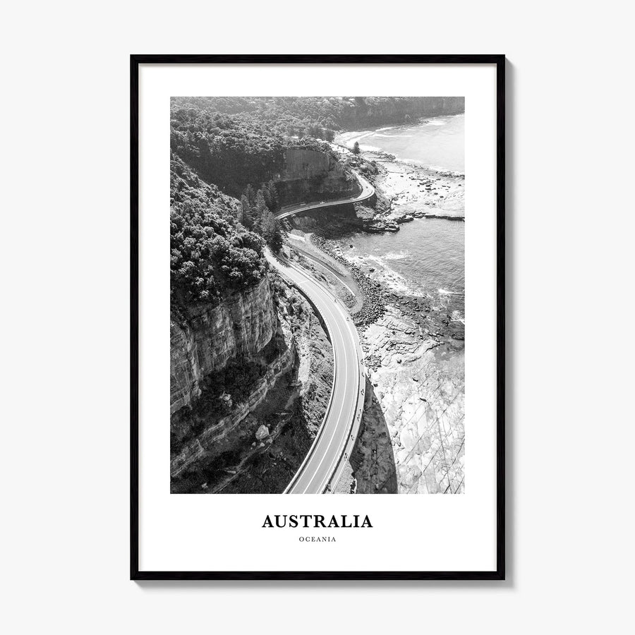 Australia Classic No 2 Poster, framed poster mockup